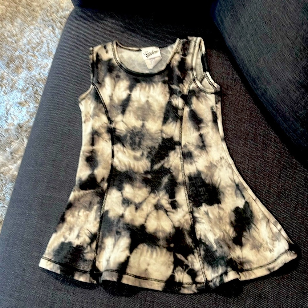 Random hearts tie dye dress
